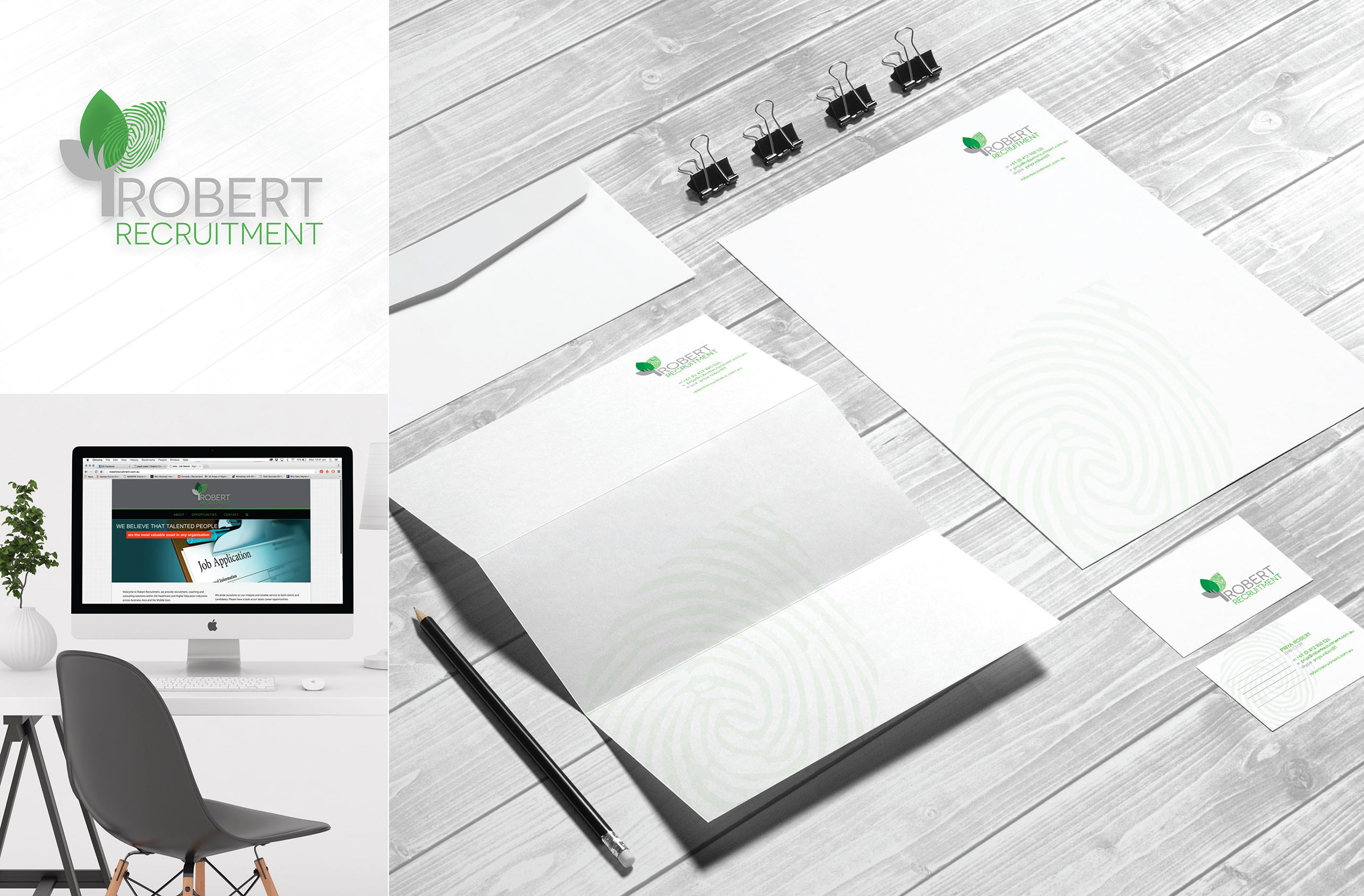 ROBERT RECRUITMENT CORPORATE IDENTITY